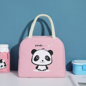 Pink Panda Lunch Box Bag