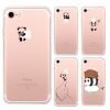 Small Panda Cartoons Soft Transparent iPhone Case
