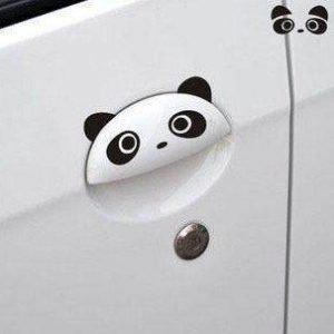 Panda Eyes Reflective Car Sticker