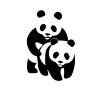 Cartoon Panda Love Car Sticker