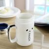 Panda Day Cylinder Mug with Mirror Lid