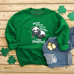 Womens Panda Keep Sleeping Sweatshirt