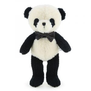 Polka Dot Bowtie Long leg Panda Plush