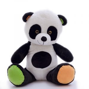 Colored Feet Panda Stuffed Toy