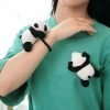 Stuffed Crouching Panda Hair Accessories