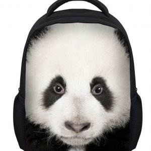 Digital Print Panda Head Backpack