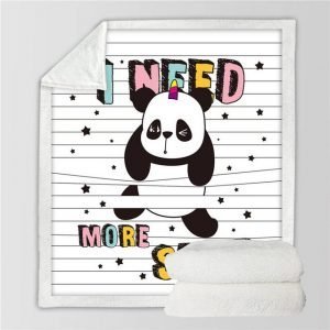 Panda Carnival Flannel Blanket