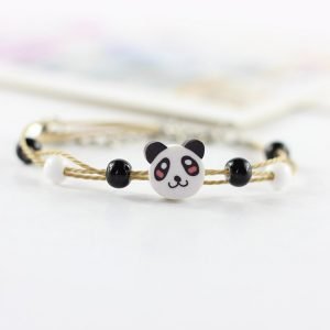 Handmade Panda Beads Bracelet