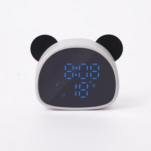 Panda Mirror Electric Alarm Clock
