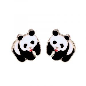 Mini Panda Stud Earrings