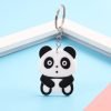 PVC Shocked-face Panda Keychain