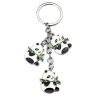Triplet Panda Keychain