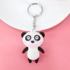PVC 3D Panda Doll Keychain