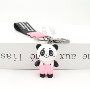 Suspender Panda Doll Keychain