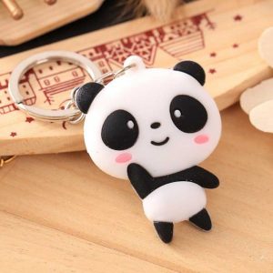 Big Head Panda Keychain