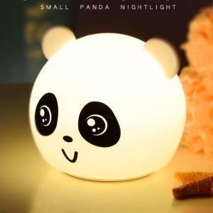 Round Panda Head LED Lamp