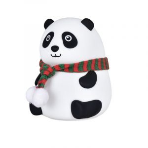 Christmasy Scarf Panda USB Lamp