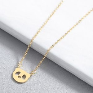 Mini Panda Face Chain Necklace