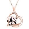 Panda Heart Shape Elegant Necklace