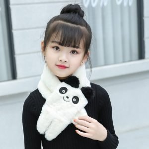 Kids Panda Plush Neck Gaiter