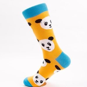 Women Vintage Panda Prints Long Socks