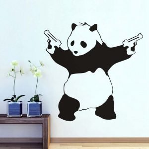 BANKSY Panda Wall Sticker