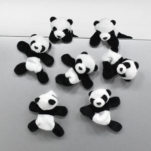 Soft Plush Panda Fridge Magnet Sticker