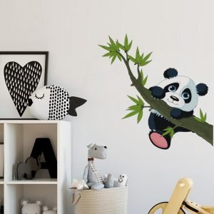 Panda and Bamboo Wall Sticker
