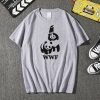 Unisex Panda and Friend Cartoon T-shirt