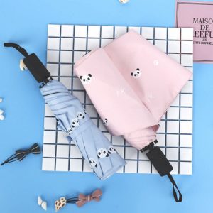 Folding Cartoon Panda Umbrella